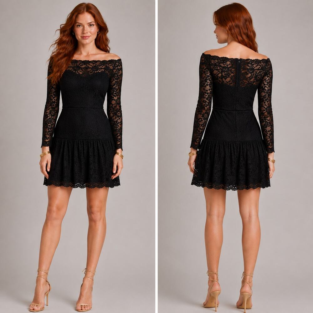MissMNY Elegany Lace Event Dress Coctail Size XL EUC
